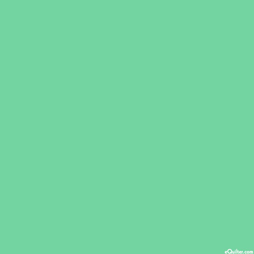 Green - Benartex Superior Solid Cotton - Frosted Spruce
