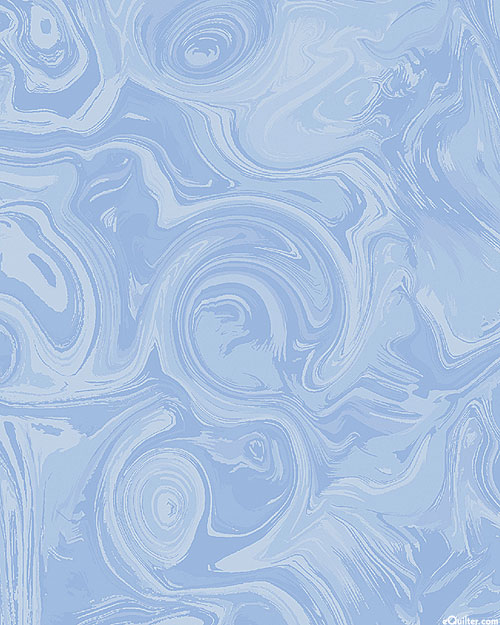 Marbella - Swirled Paints - Powder Blue