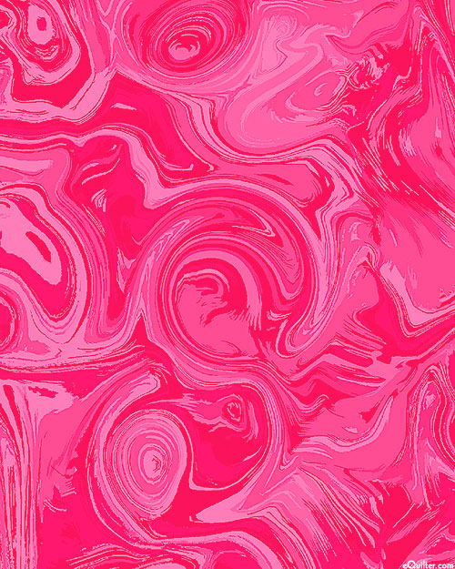 Marbella - Swirled Paints - Raspberry Pink