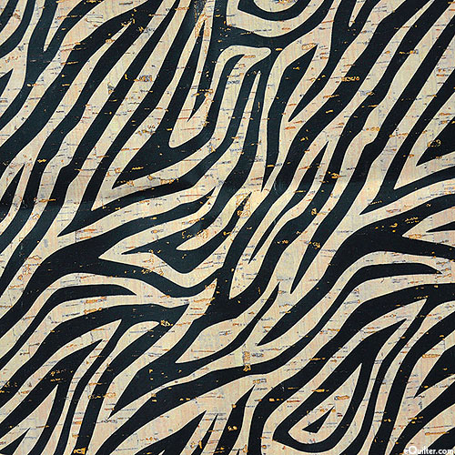 Cork Fabric - Zebra Stripe - 18" x 15" Roll