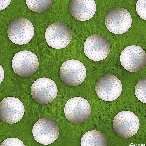 Front Nine - Golf Balls on the Fairway - Grass Green