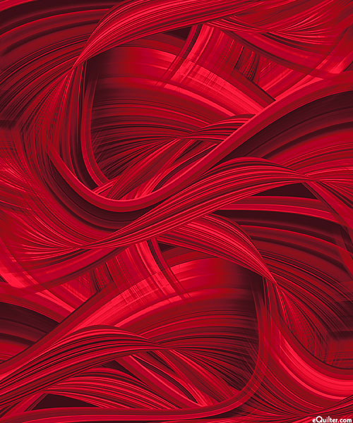 Sedona Wave - Garnet Red - 108" QUILT BACKING