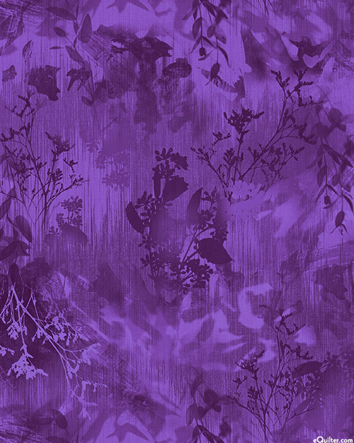 Lumina 108" - Foggy Forest - Iris Purple - 108" QUILT BACKING
