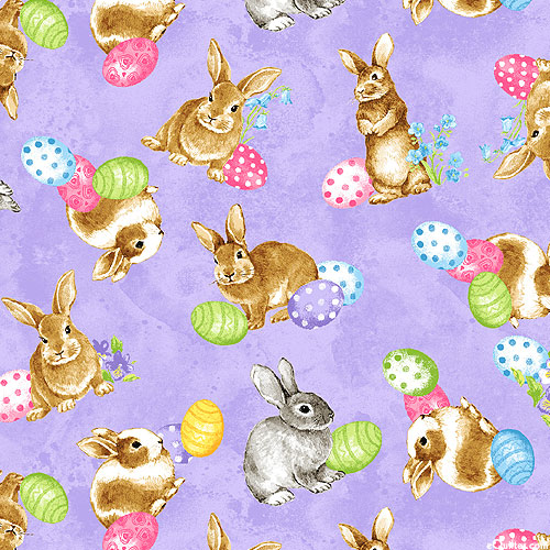 Spring Is Hare - Easter Bunny & Egg Toss - Lilac Purple
