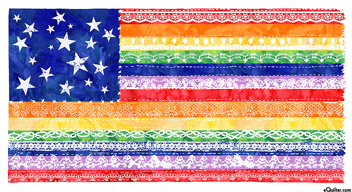 Better Together - America in Color - Multi - 24" x 44" PANEL