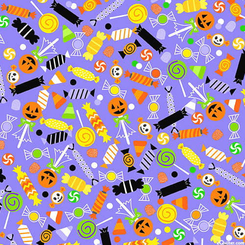Little Monster - Halloween Candy - Lilac Purple