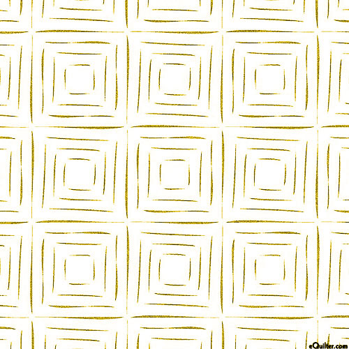 Illusion - Diamond Lines - White/Gold