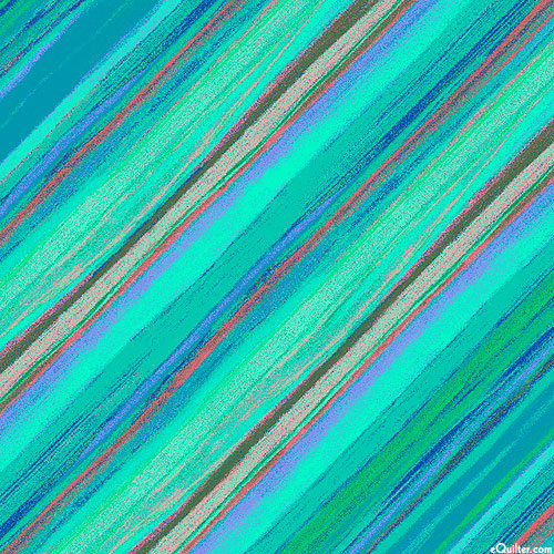 Vista - Soft Diagonal Stripes - Aquamarine - DIGITAL