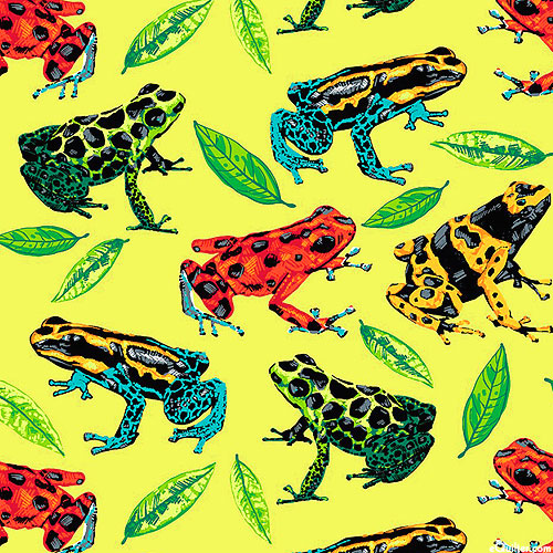 One of a Kind - Jungle Frogs - Yellow