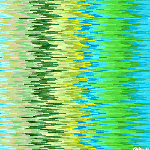 Pixel - Oscillating Stripes - Green Apple