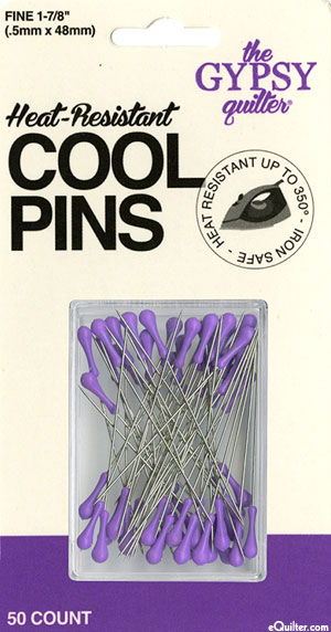 Heat Resistant Cool Pins - Purple