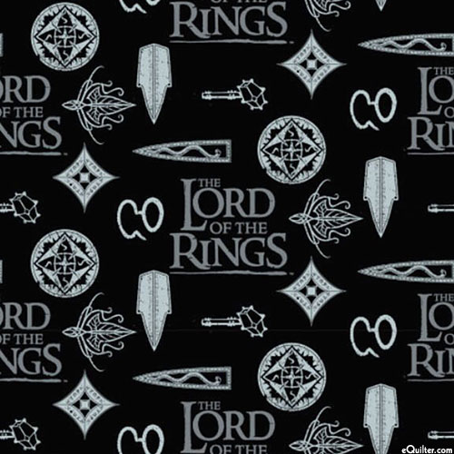 The Lord of the Rings - Cloak Pins - Black - DIGITAL PRINT