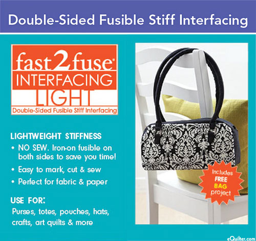 Fast 2 Fuse - Double-Sided Light Interfacing - 20" Wide - BTY
