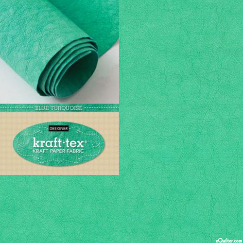 Kraft-Tex - Paper Fabric Roll - Blue Turquoise