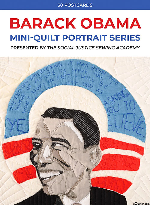 Barack Obama Mini-Quilt Portrait Series