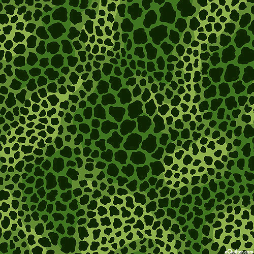 Earth Song - Leopard Spots - Palm Green