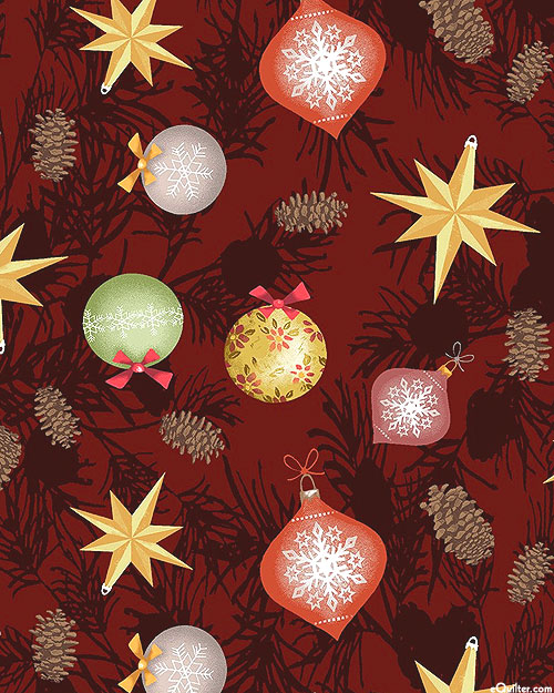 Winter's Eve - Ornaments - Cinnamon Red - DIGITAL