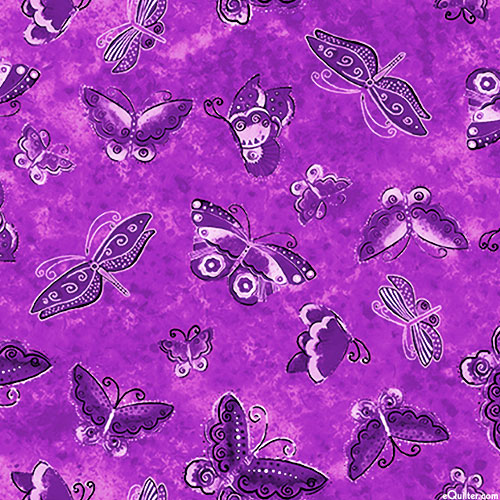 Kindred Canines - Flutterbyes - Royal Purple