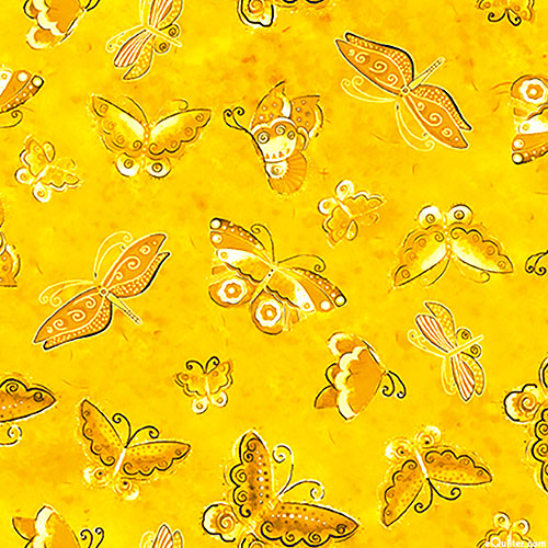 Kindred Canines - Flutterbyes - Marigold Yellow