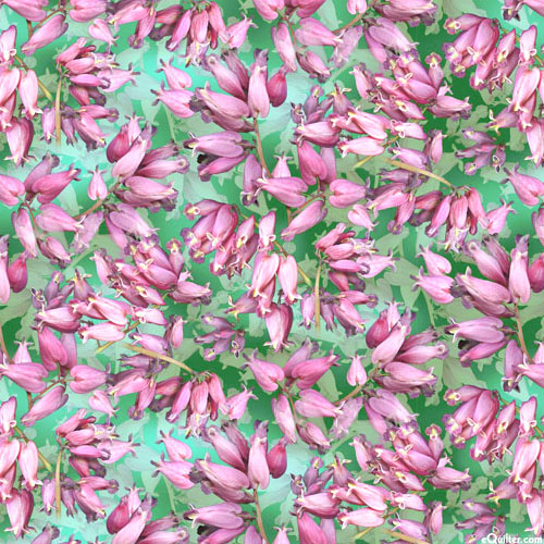 Tina's Wildflowers - Bleeding Heart - Azure - DIGITAL