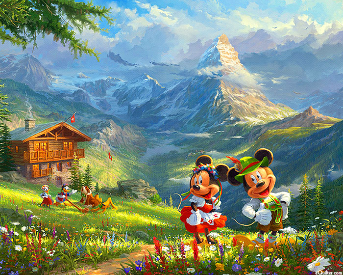 Disney Dreams - In The Alps - 36" x 44" PANEL - DIGITAL PRINT