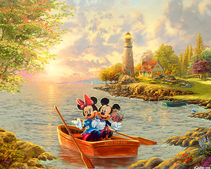 Disney Dreams - Lighthouse Cove - 36" x 44" PANEL - DIGITAL