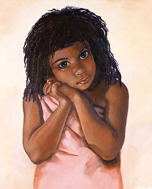 Daydreaming Child - 36" x 44" PANEL
