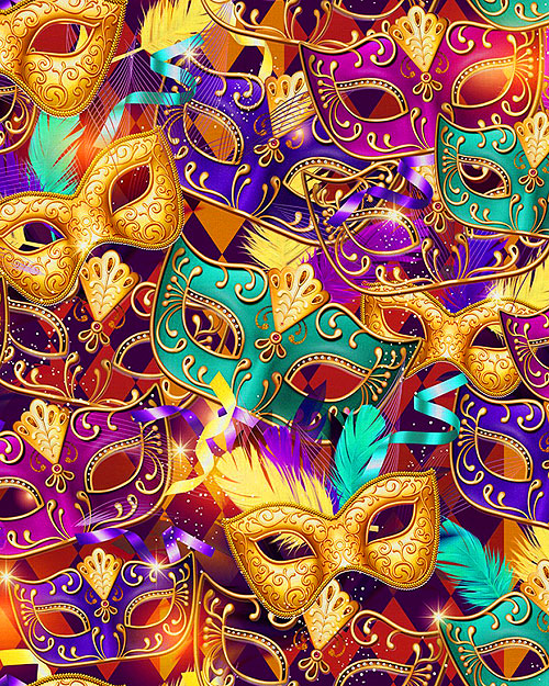 Mardi Gras Celebration - Masquerade Night - Multi - DIGITAL