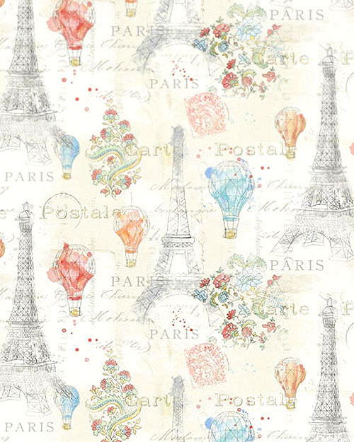 Lighthearted In Paris - Eiffel Tower by Balloon - Ivory