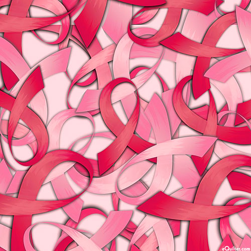 Ribbons & Roses - Lt Pink - DIGITAL PRINT