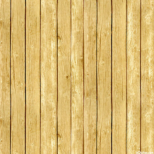 Farm Animals - Weathered Wood Planks - Warm Oak