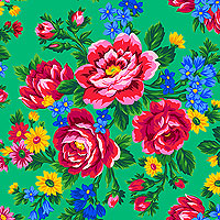 Kokum Scarf - Babushka Florals