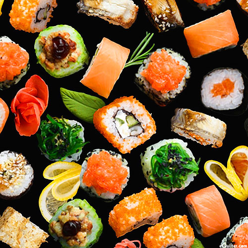 Favorite Foods - Sushi Dinner - Black
