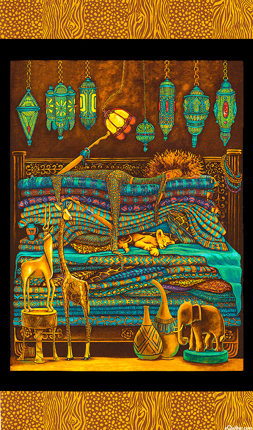 Princess on a Pea - African Dreamer - 24" x 44" PANEL
