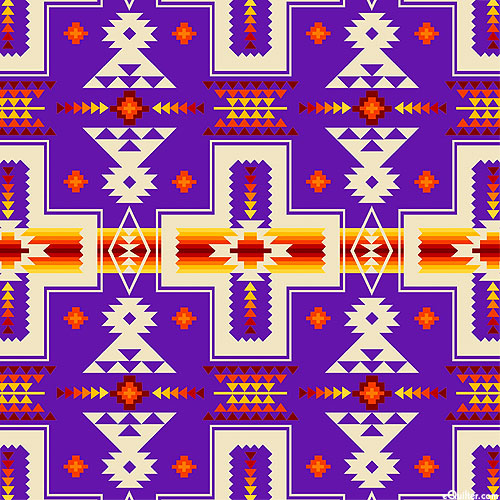 Tucson - Southwest Geometric - Electric Purple