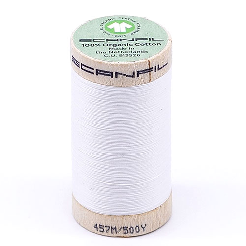 Scanfil - Organic Cotton Thread - Bright White
