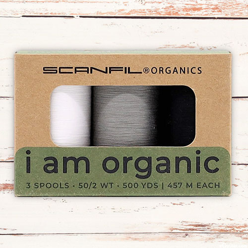 Scanfil - Organic Cotton Thread Set - Achromatic