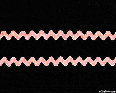 Rick Rack by the Yard - Polyester - 5/8" - Pastel Pink
