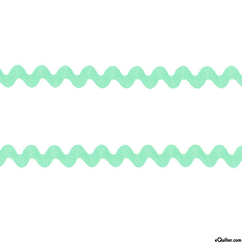 Rick Rack by the Yard - Polyester - 5/8" - Mint Green