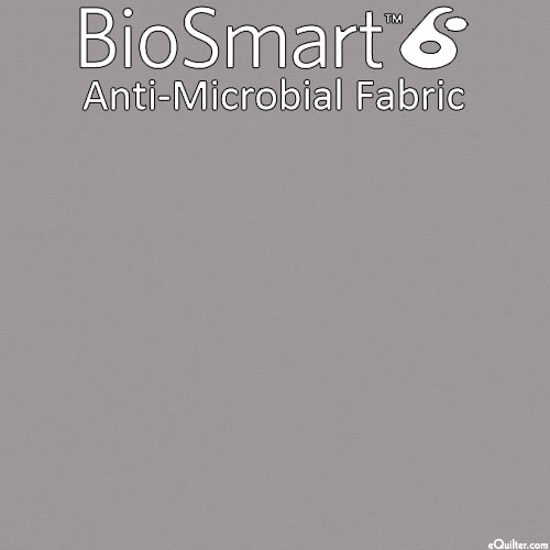 BioSmart Anti-Microbial Fabric - Gray - COTTON/POLY - 60" WIDE