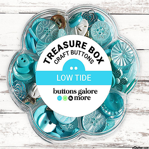 Treasure Box Buttons - Low Tide
