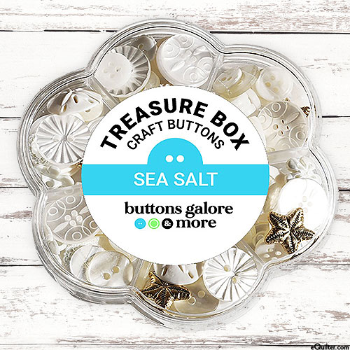 Treasure Box Buttons - Sea Salt