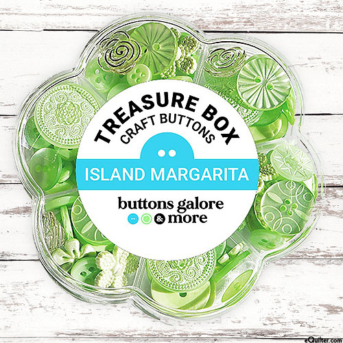 Treasure Box Buttons - Island Margarita
