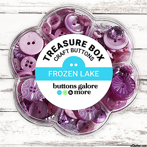 Treasure Box Buttons - Frozen lake