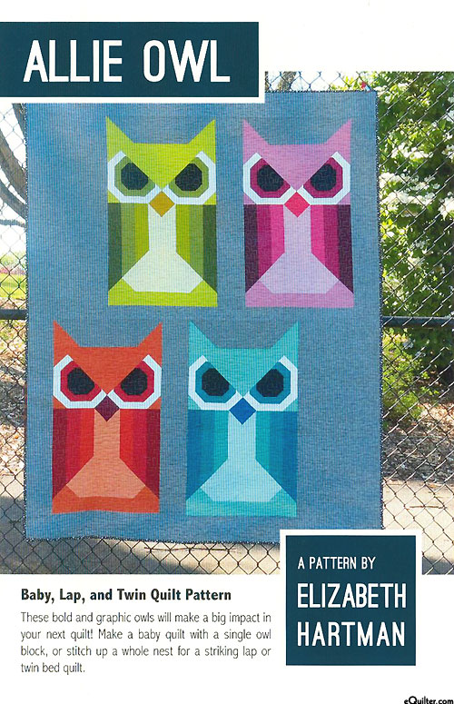 Allie Owl - Quilt Pattern by Elizabeth Hartman