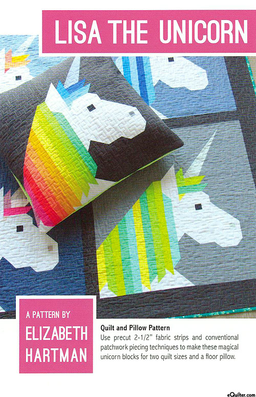 Lisa the Unicorn - Quilt Pattern by Elizabeth Hartman