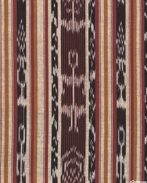 Guatemalan Yarn-Dye - Motagua Valley Stripe - Ochre - 34" WIDE