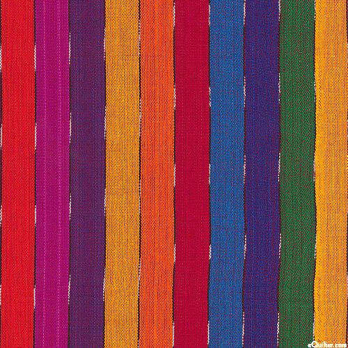 Guatemalan Yarn-Dye - American Rainbow - Multi - 34" WIDE