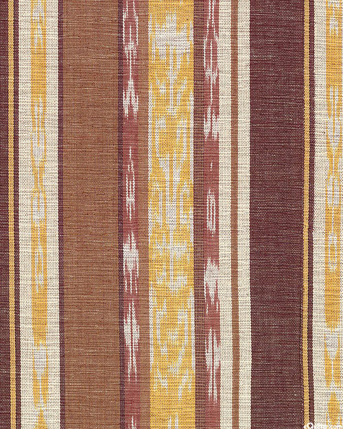 Guatemalan Yarn-Dye - Desert Mist Stripe - Mocha- 34" WIDE