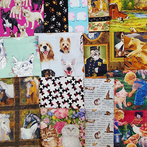eQuilter’s Famous Warehouse Scrap Pack – PETS & Domestic Animals